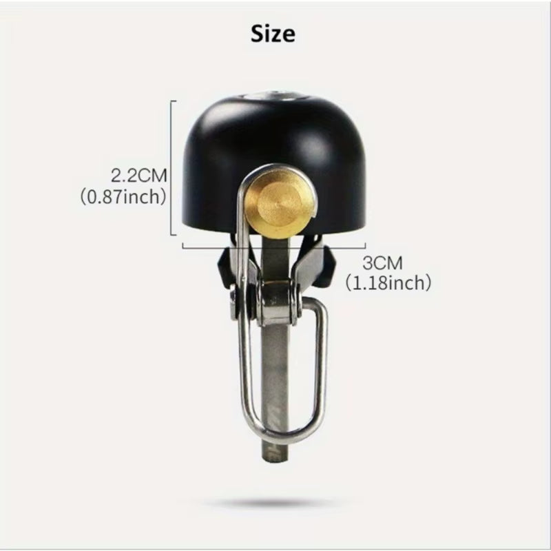 Bicycle Bell - Classic Copper Handlebar Ring Bell, Loud Sound – image 4