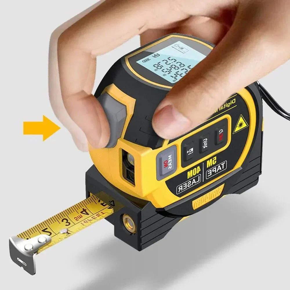 Laser Tape Measure 3-in-1 Digital Rangefinder with 16 ft Tape – image 6
