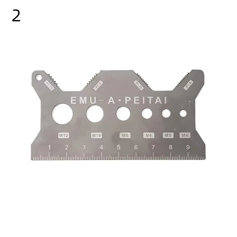 Thread Pitch Gauge – Stainless Steel Screw and Bolt Gauge – image 7