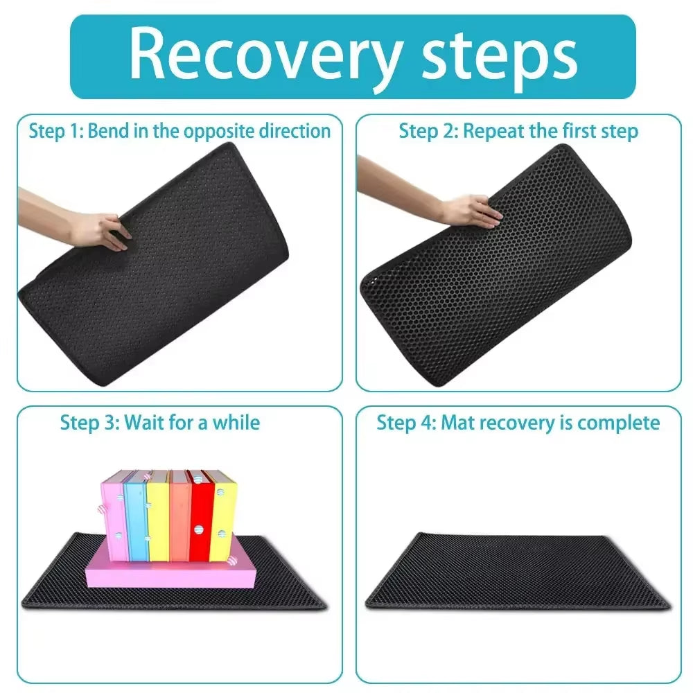 Cat Litter Mat - Double Layer Waterproof Litter Trapper – image 7