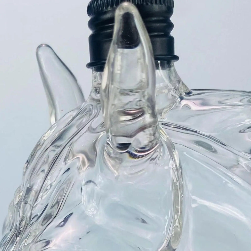Horse Head Glass Liquor Decanter – image 3