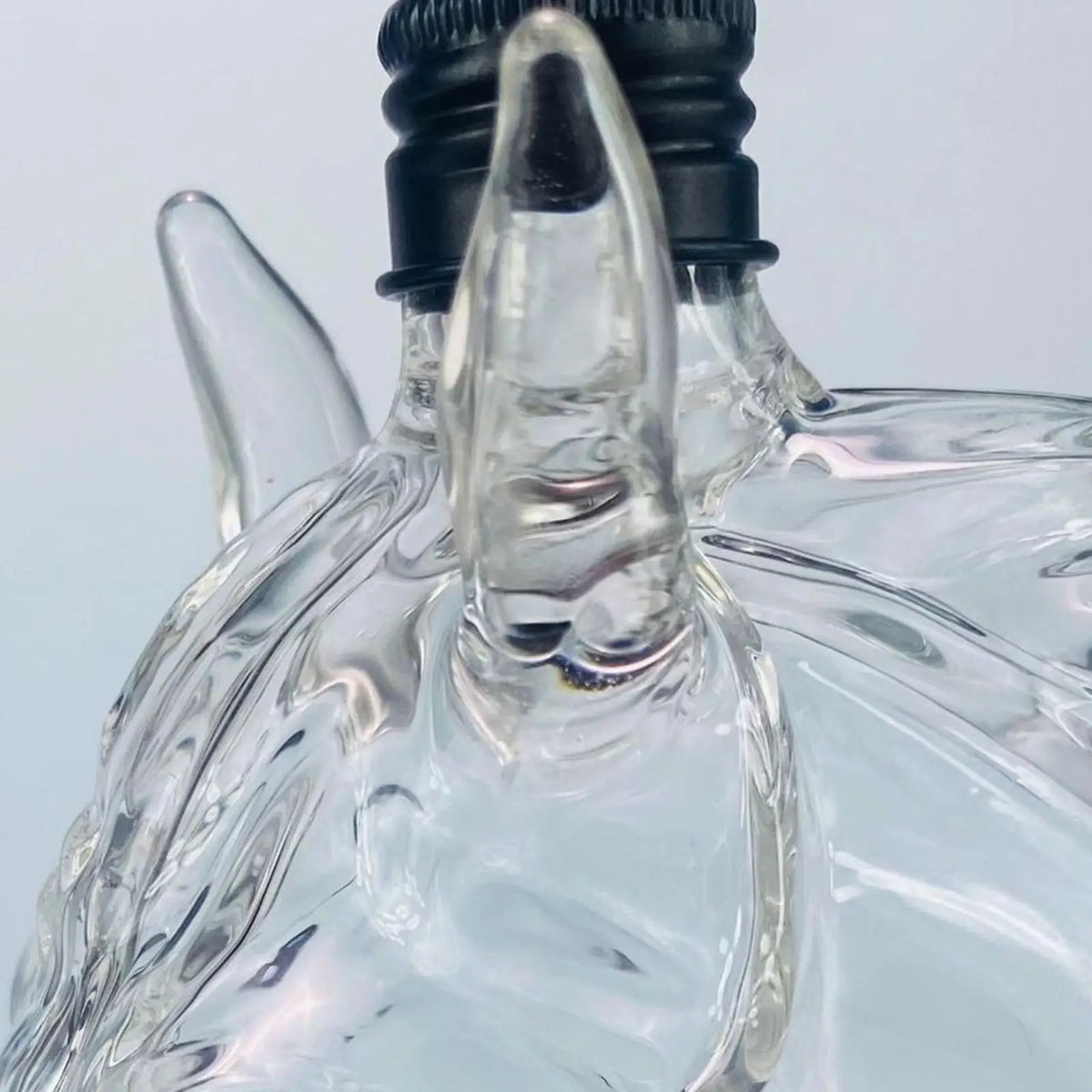 Horse Head Glass Liquor Decanter – image 3