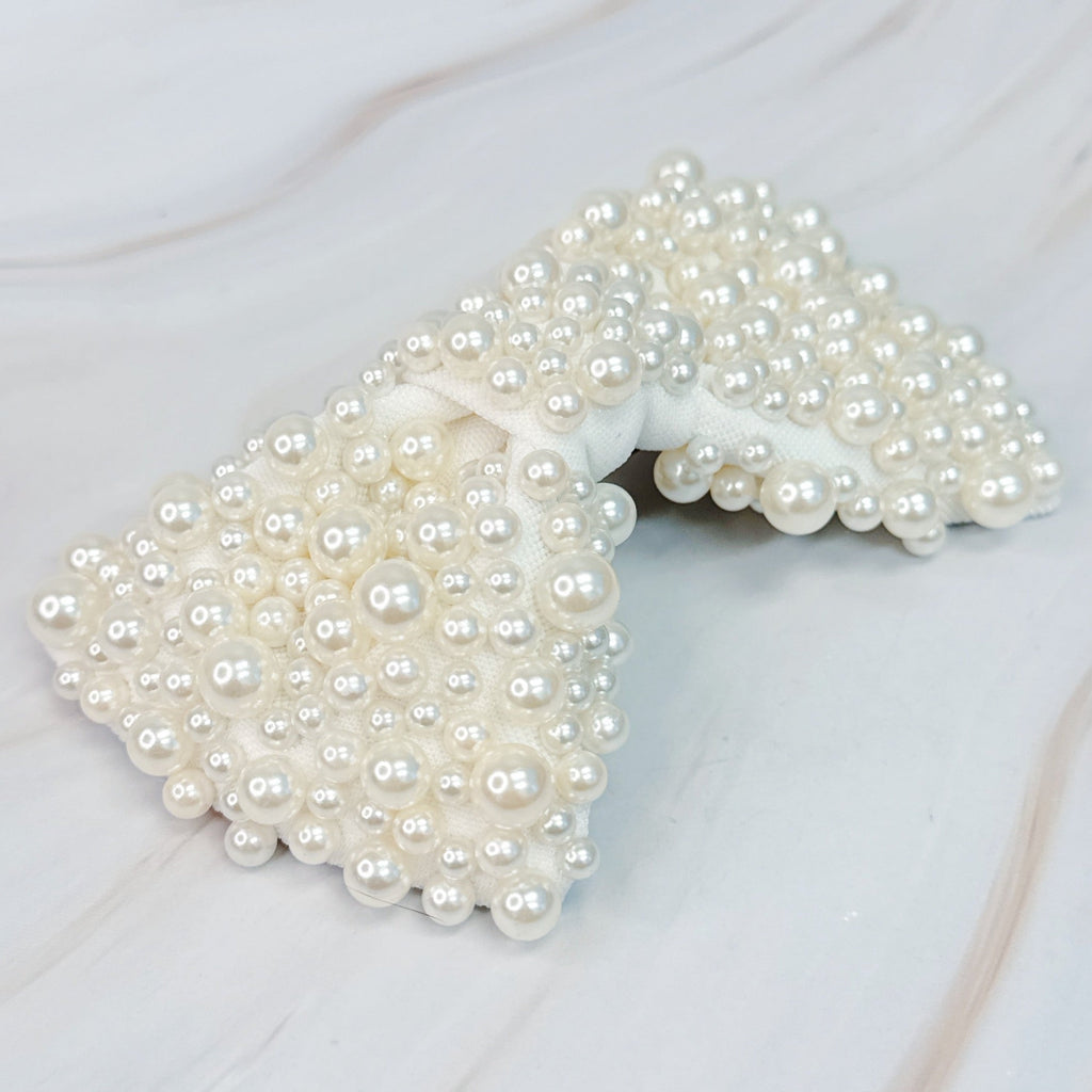 Hair Clip, Pearl Adorned Bow – image 2