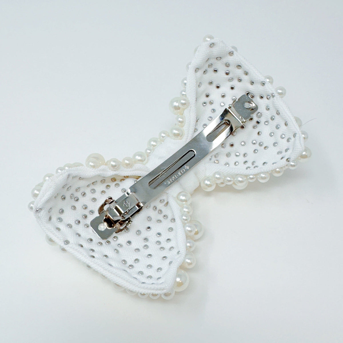 Hair Clip, Pearl Adorned Bow – image 4