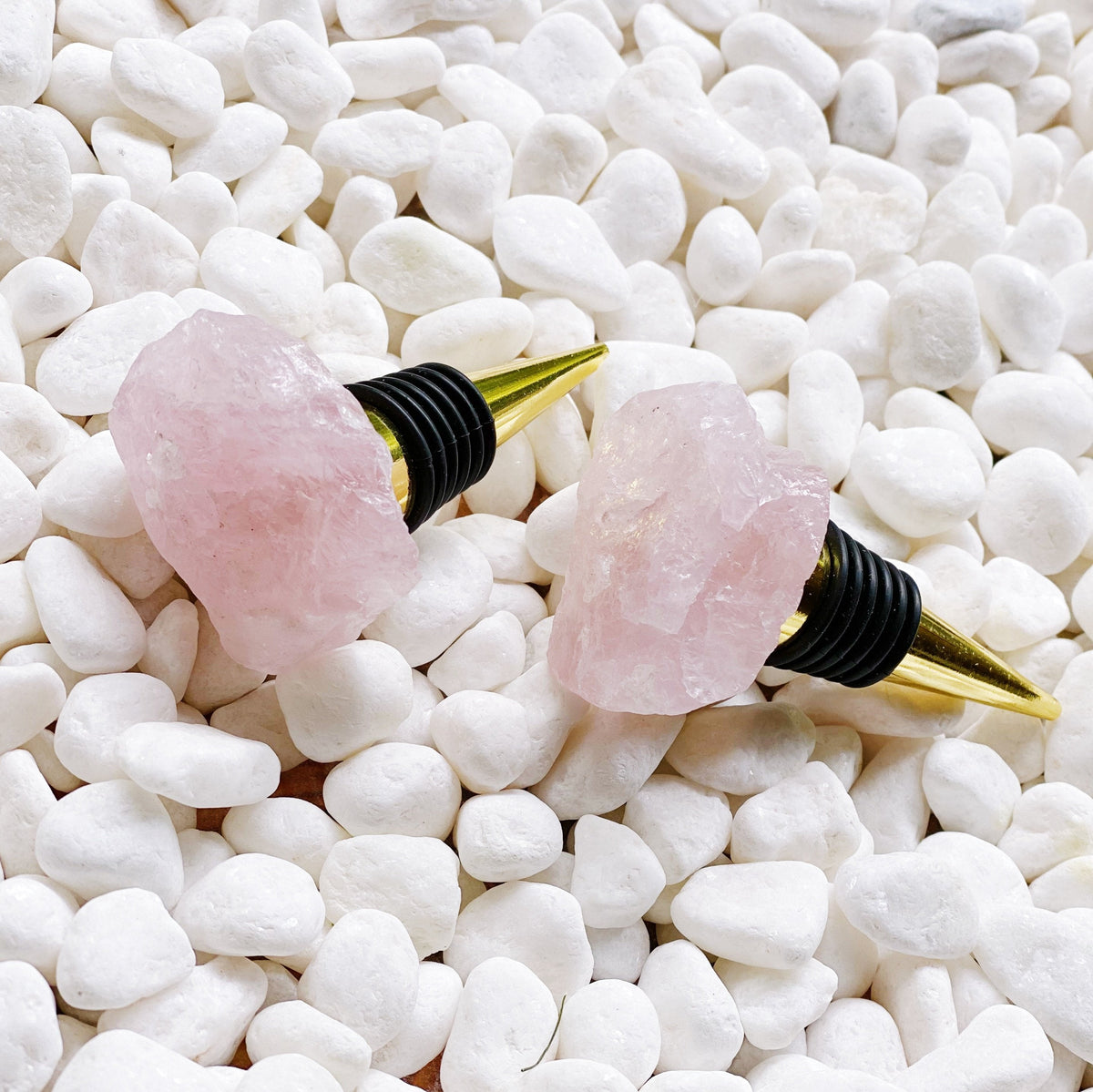 Natural Stone Wine Stopper – Amazonite Bottle Stopper – image 3