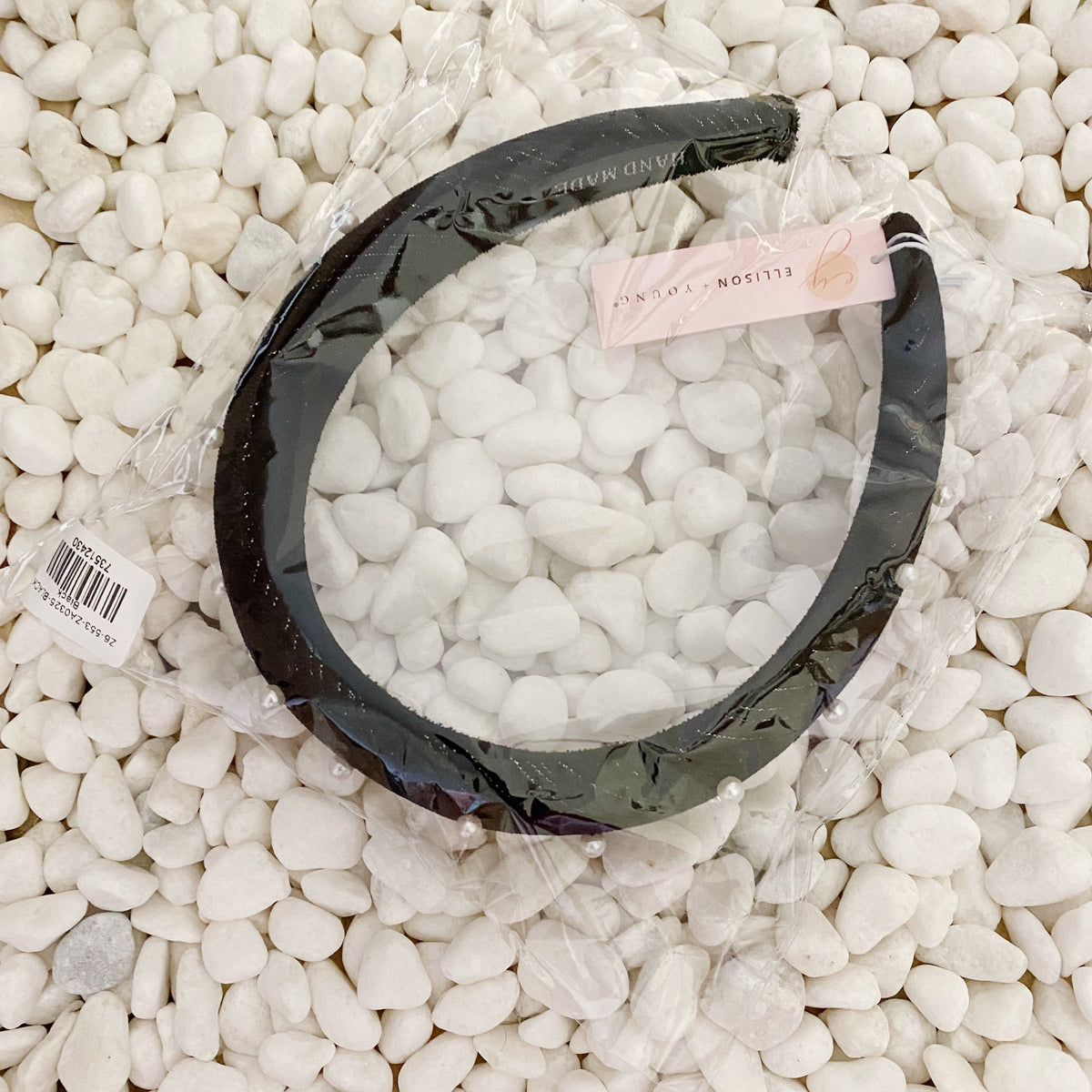 Velvet Pearl Headband – Padded Hair Band – image 8