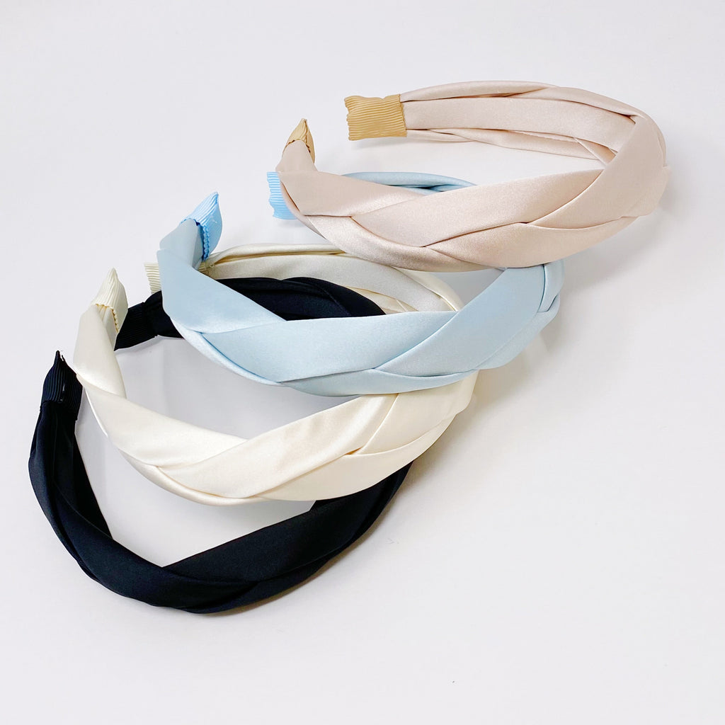Braided Headband – Satin Twist Hair Band – image 2