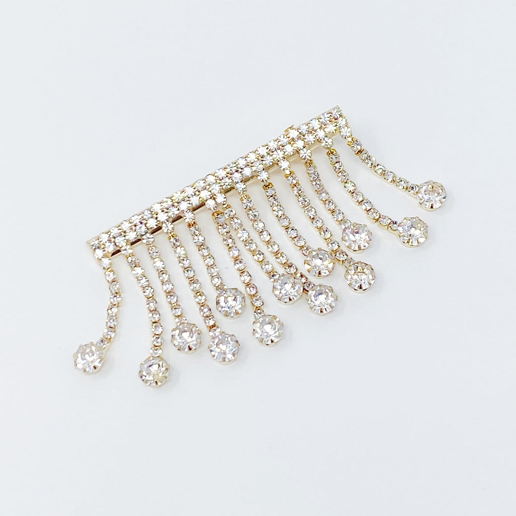 Hair Clip, Sparkling Cascade Decorative Barrette – image 3