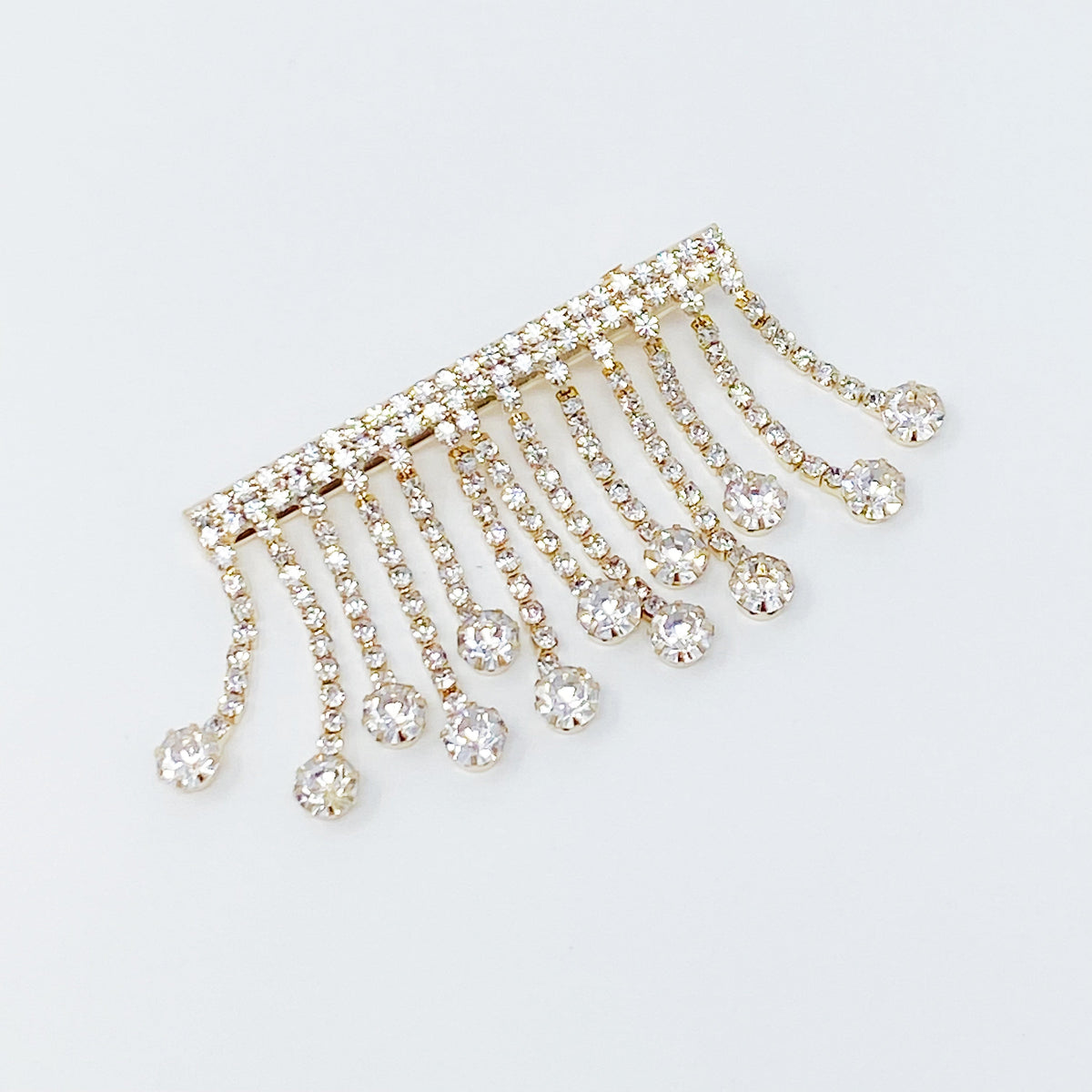 Hair Clip, Sparkling Cascade Decorative Barrette – image 3