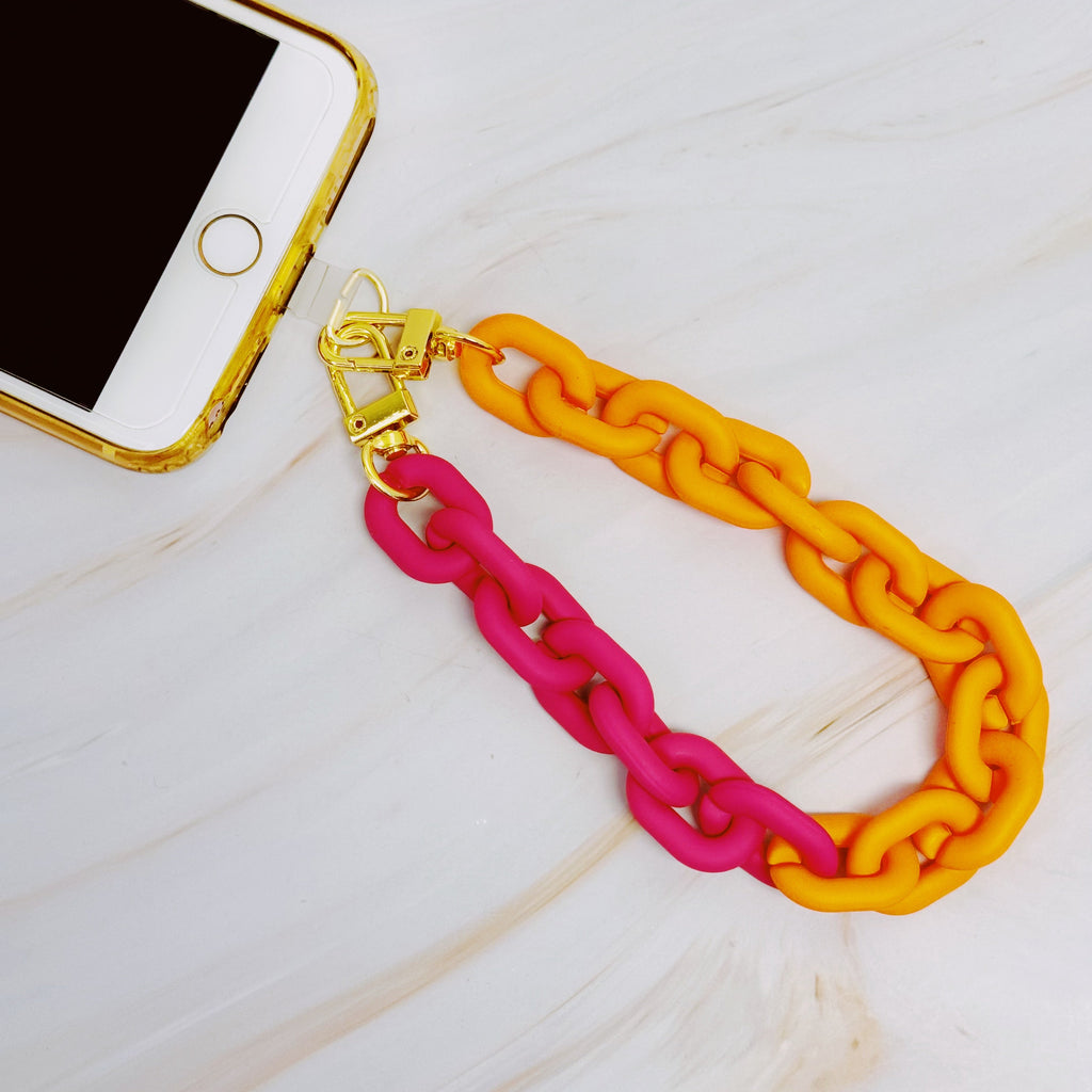 Phone Wrist Lanyard Strap, Braided Color Wristlet with Tether Card – image 4
