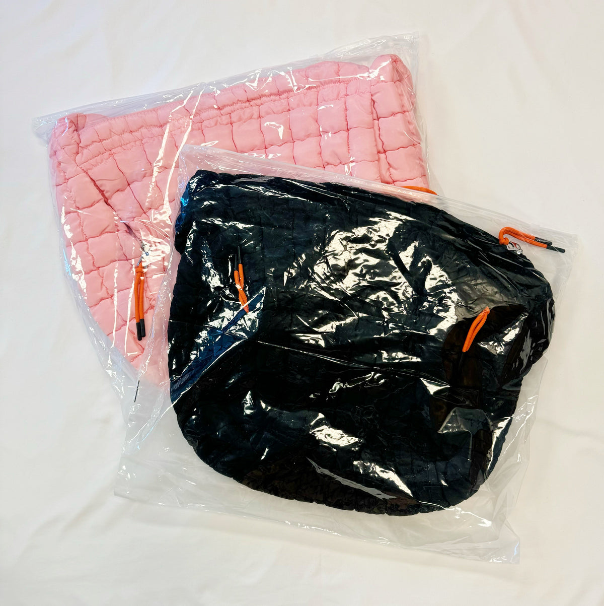 Puffy Quilted Shoulder Bag – Large Crossbody Tote – image 7