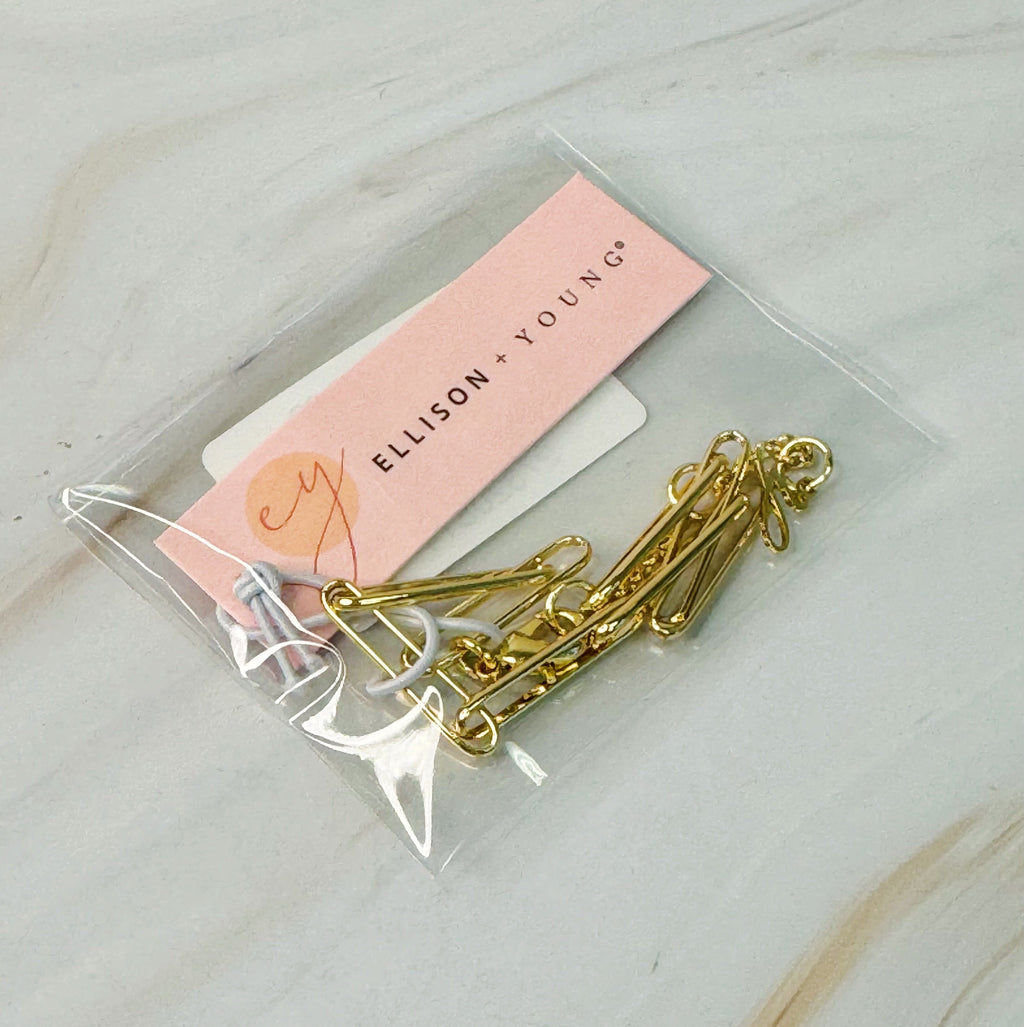 Paperclip Chain Bracelet – 18K Gold Plated, 6.5 in – image 4