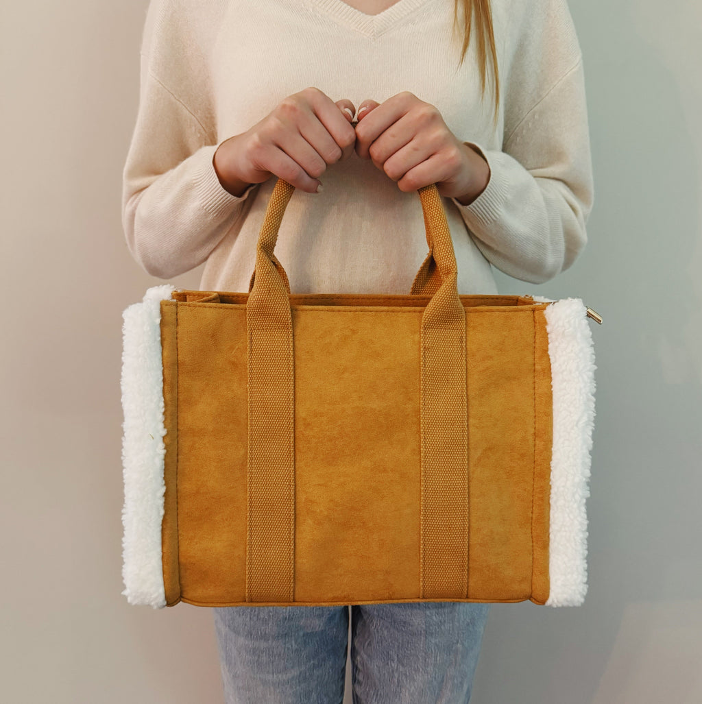 Teddy Tote Crossbody Bag with Handles and Adjustable Strap – image 4
