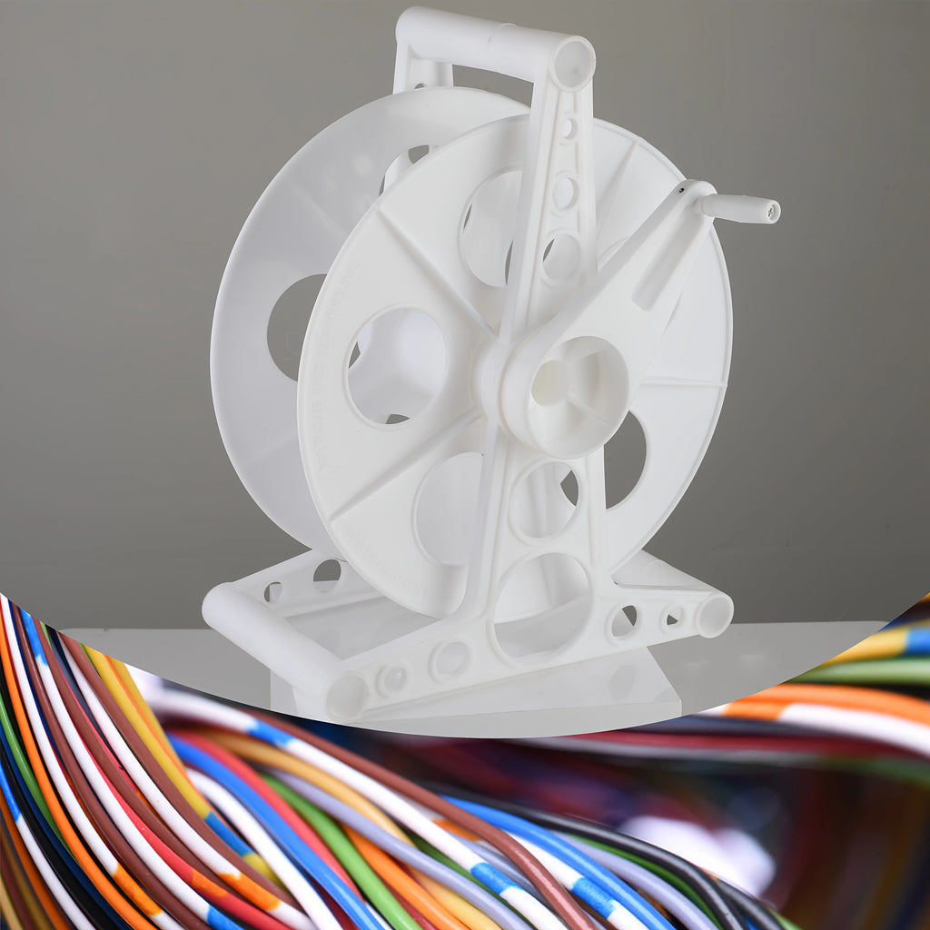 Heavy Duty Cord and Hose Storage Reel with Stand and Crank – image 4