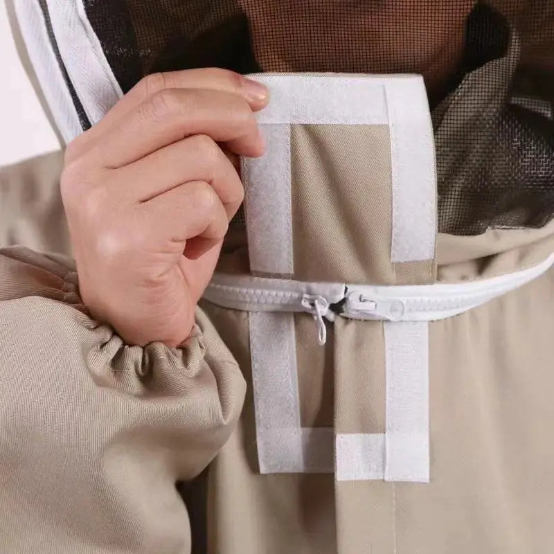 Ventilated Full Body Beekeeping Suit with Gloves and Veil Hood – image 5