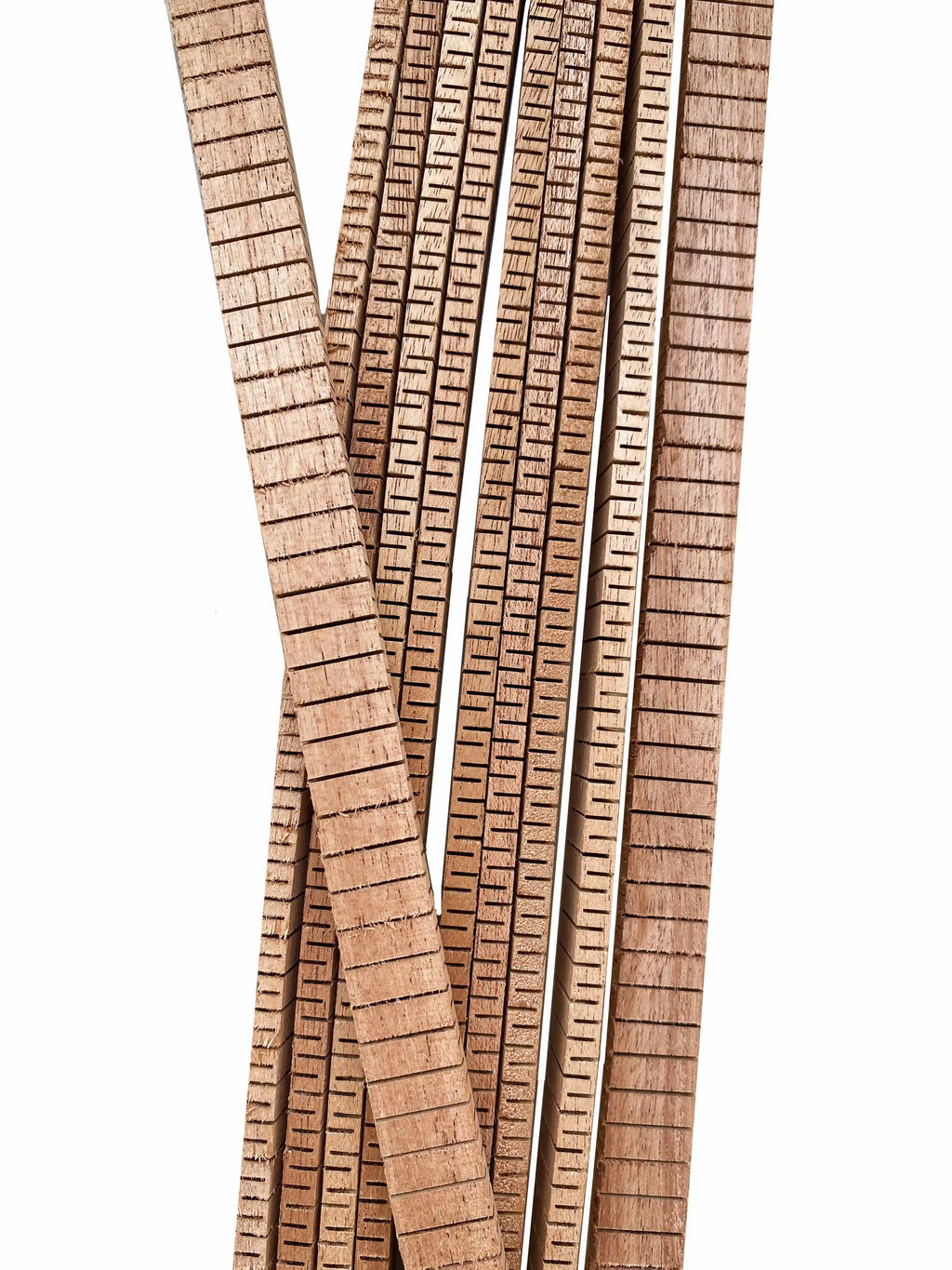 Mahogany Kerfed Lining Strips for Guitar Building, 20 Pack