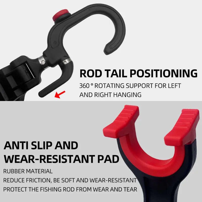 Adjustable Double Head Bridge Rod Rack for Boat Fishing – image 4