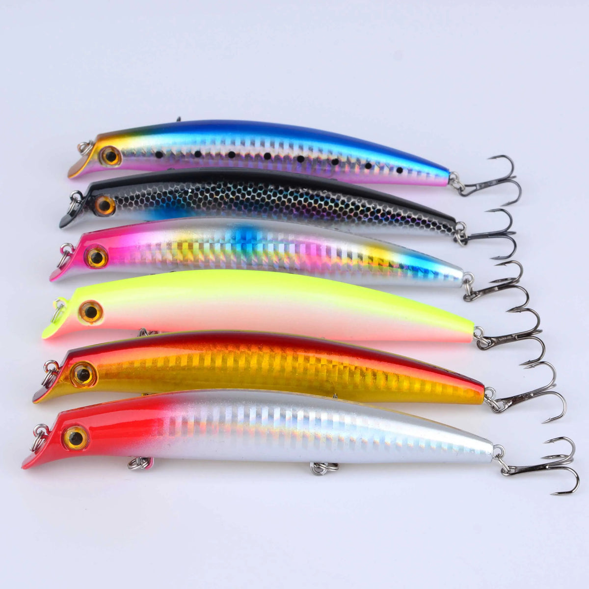 6-Piece Floating Hard Bait Fishing Lures – image 5