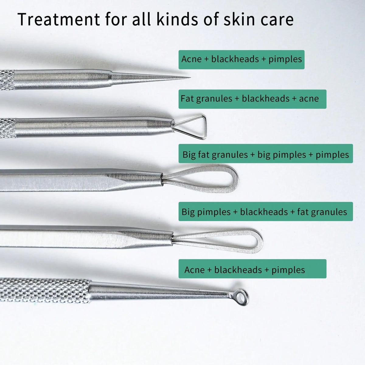 Blackhead Extractor Tool Kit Stainless Steel with Storage Box – image 6