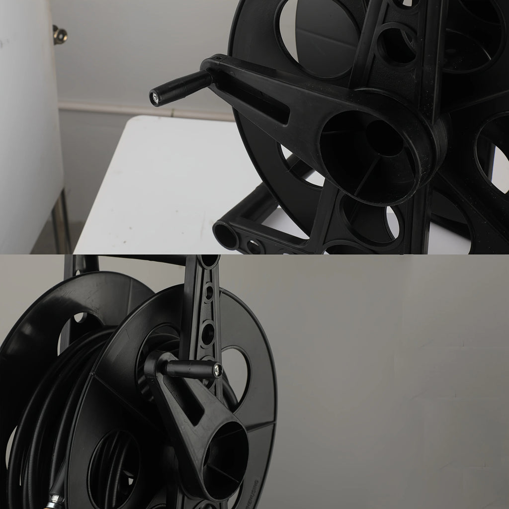 Heavy Duty Cord and Hose Storage Reel with Stand and Crank – image 5