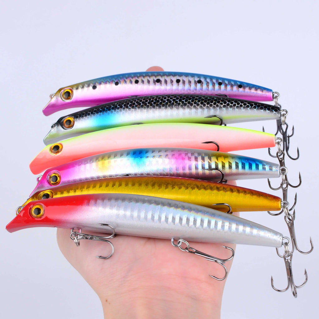 6-Piece Floating Hard Bait Fishing Lures – image 6