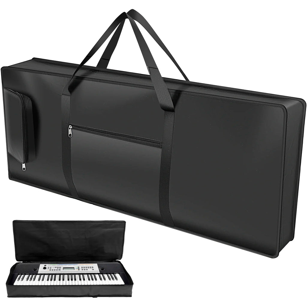 61 Key Keyboard Gig Bag, Padded 420D Oxford Electric Piano Case – image 8