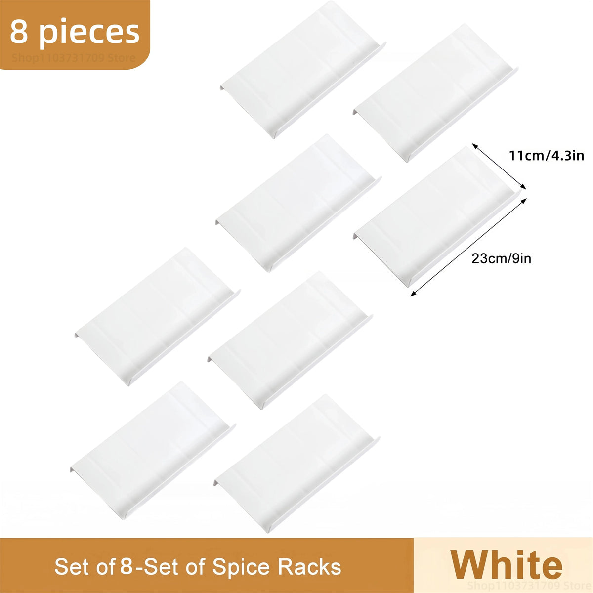 Spice Drawer Organizer – 4-Tier Adjustable Spice Jar Insert – image 8