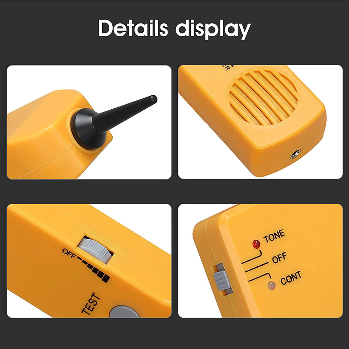 Electrical Wire Tracer Tone Generator and Probe Kit, Cable Tester – image 3