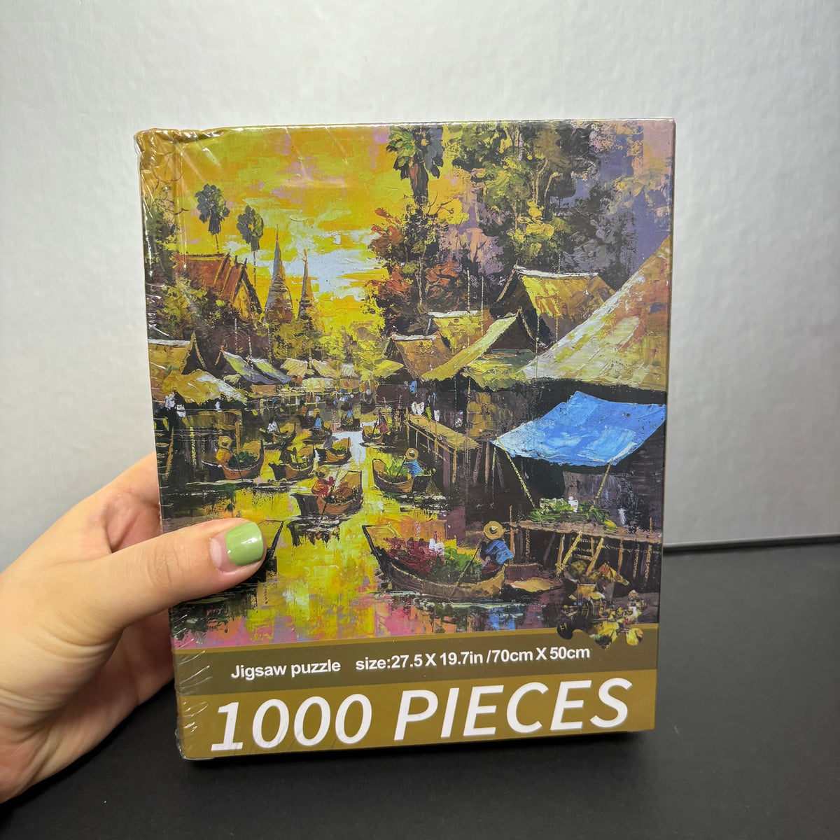 1000 Piece Jigsaw Puzzle for Adults - Forest River Landscape Art – image 2