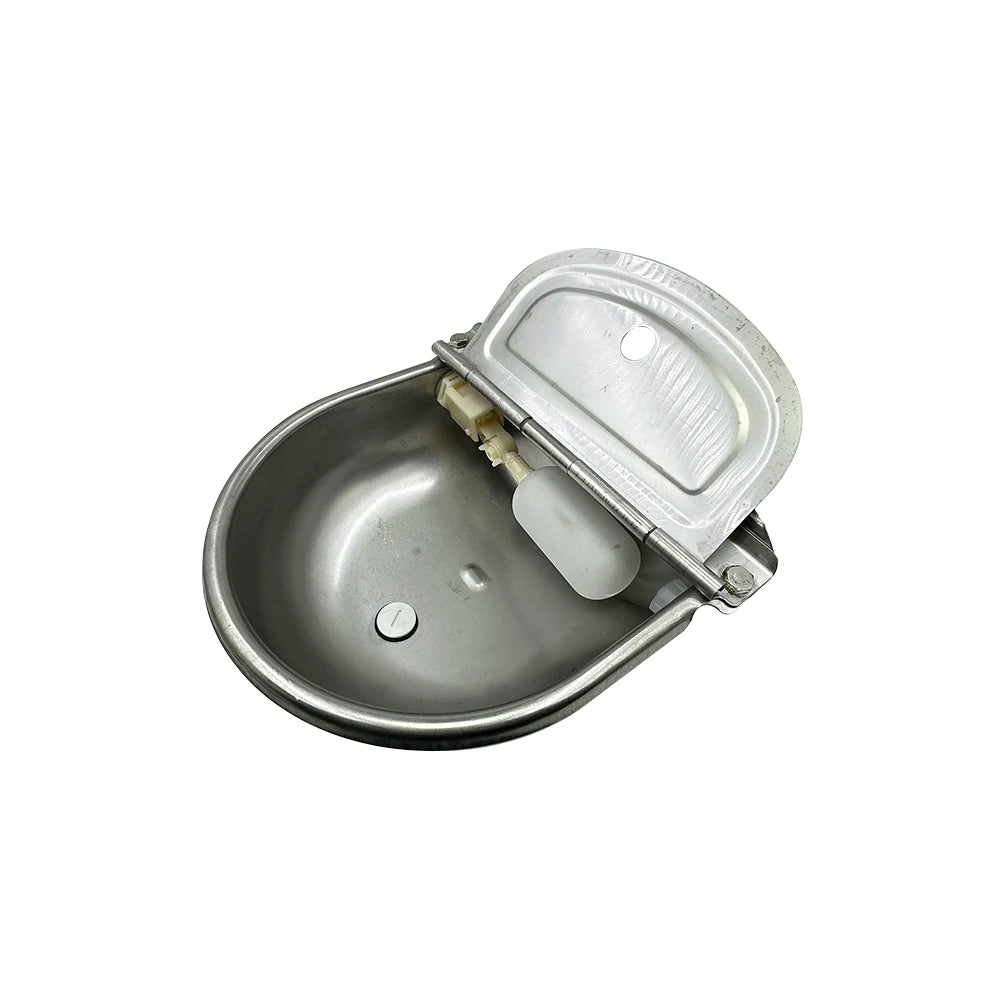 Stainless Steel Automatic Livestock Water Bowl with Float Valve – image 6