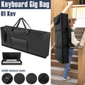 61 Key Keyboard Gig Bag, Padded 420D Oxford Electric Piano Case – image 1