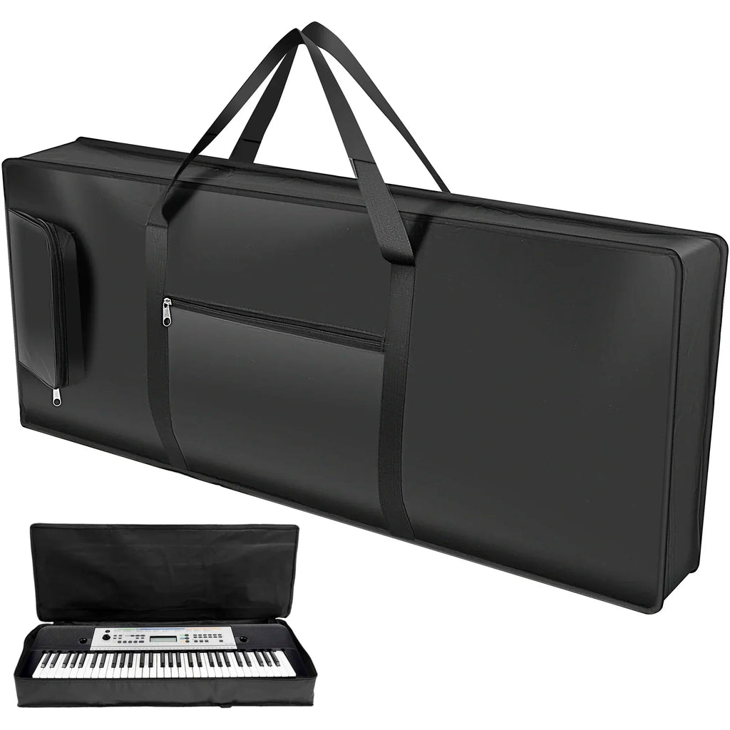 61 Key Keyboard Gig Bag, Padded 420D Oxford Electric Piano Case – image 7
