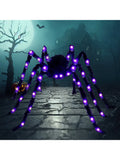 Giant Halloween Spider – 5 ft Light-Up Hairy Spider Yard Decoration