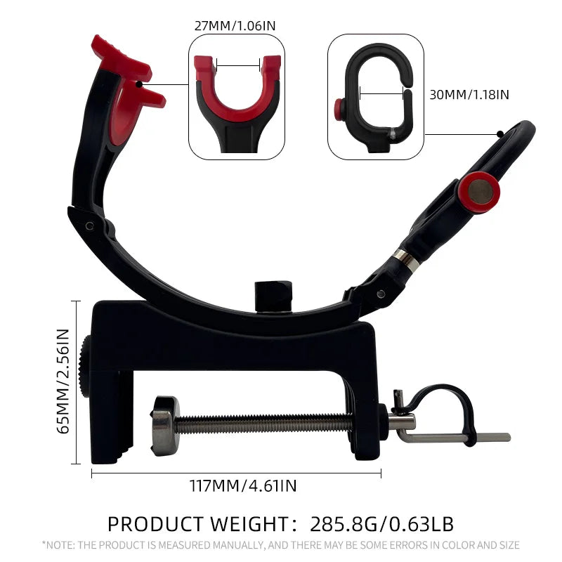 Adjustable Double Head Bridge Rod Rack for Boat Fishing – image 5