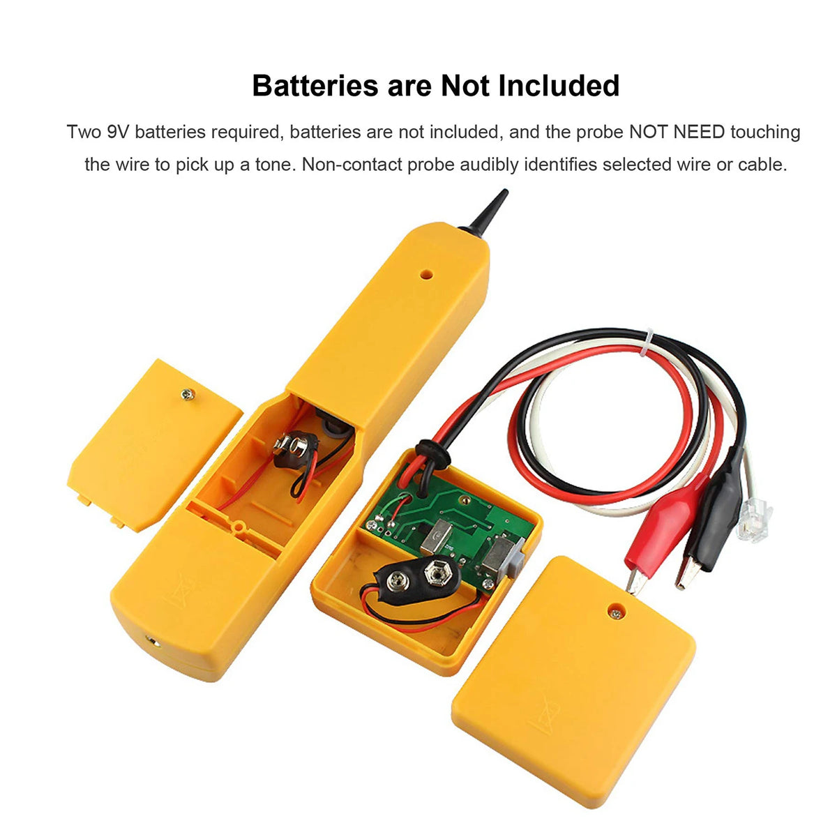 Electrical Wire Tracer Tone Generator and Probe Kit, Cable Tester – image 5