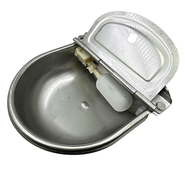 Stainless Steel Automatic Livestock Water Bowl with Float Valve