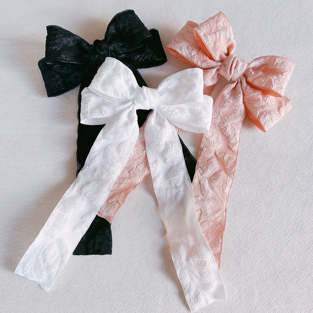 Hair Clip, Vintage Rosette Bow Design – image 2