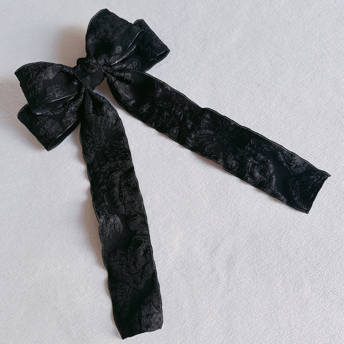 Hair Clip, Vintage Rosette Bow Design – image 8