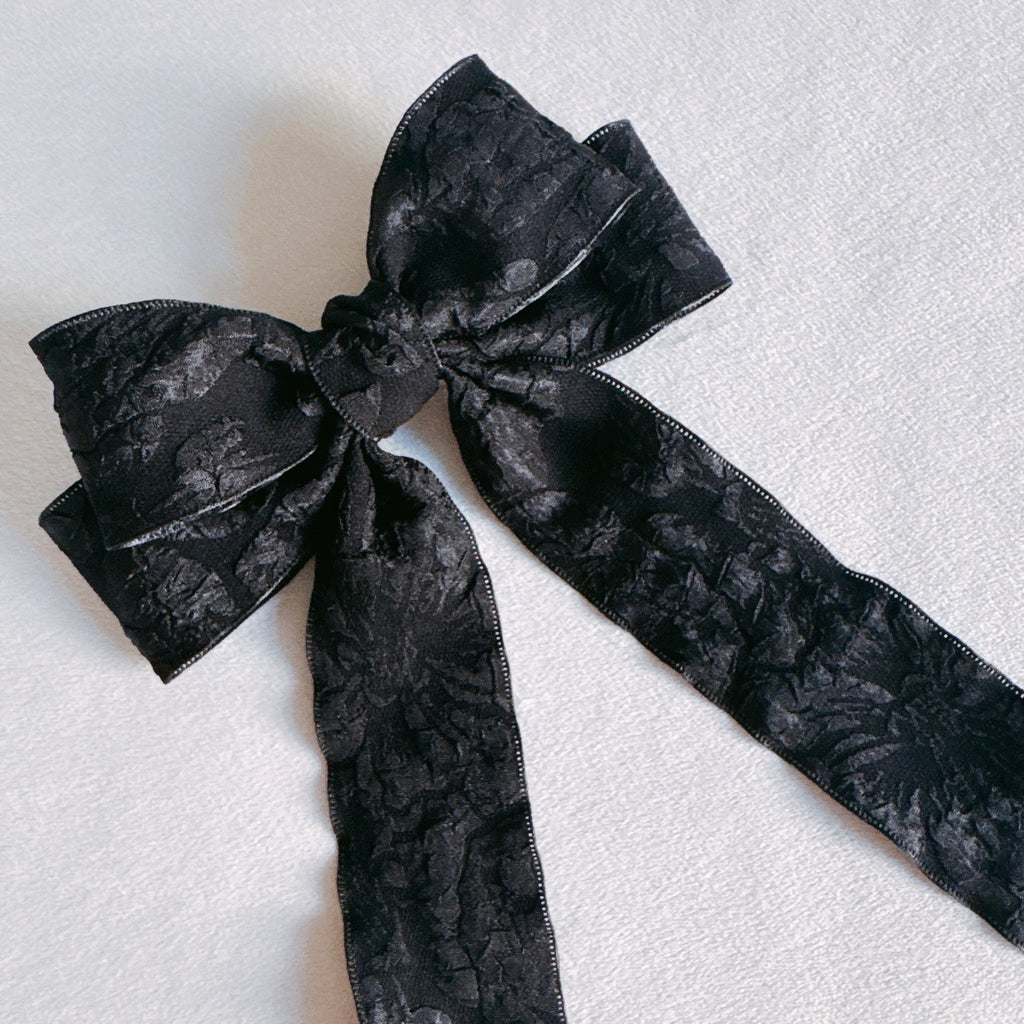 Hair Clip, Vintage Rosette Bow Design – image 9