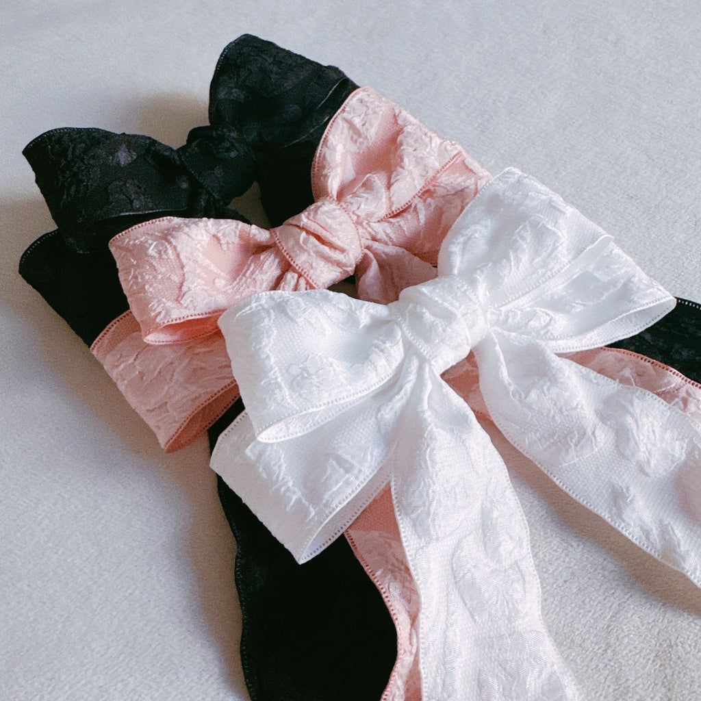Hair Clip, Vintage Rosette Bow Design