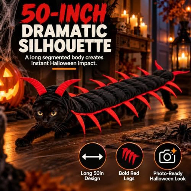 Centipede Cat Costume for Halloween, Cats and Small Dogs – image 5
