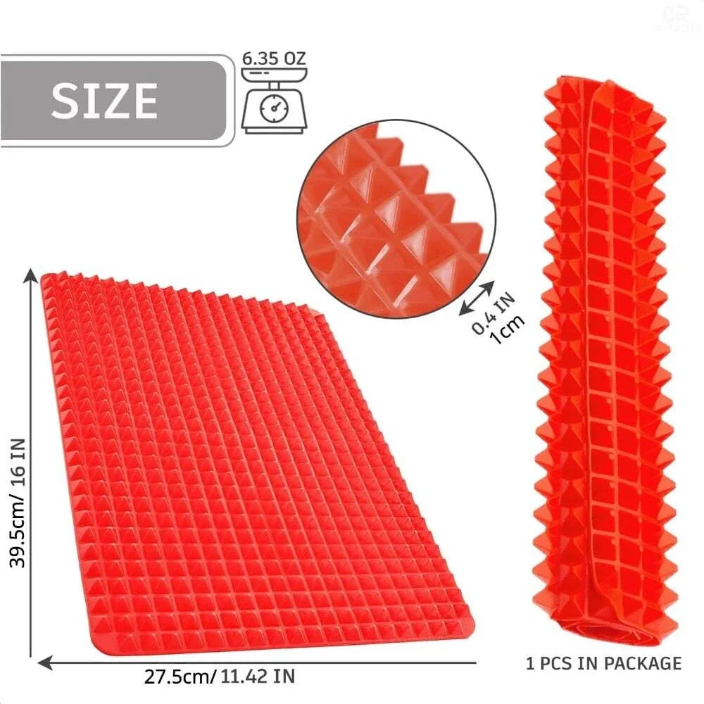 Pyramid Silicone Baking Mat – Non-Stick Raised Oven Cooking Mat – image 5