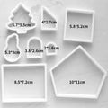 Gingerbread House Cookie Cutter Set – 3D Christmas Biscuit Molds