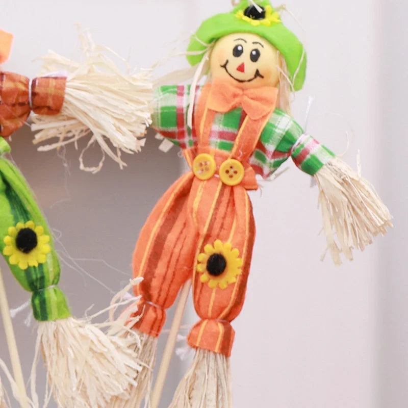 Scarecrow Decoration – Small Autumn Harvest Figure for Fall Decor – image 5