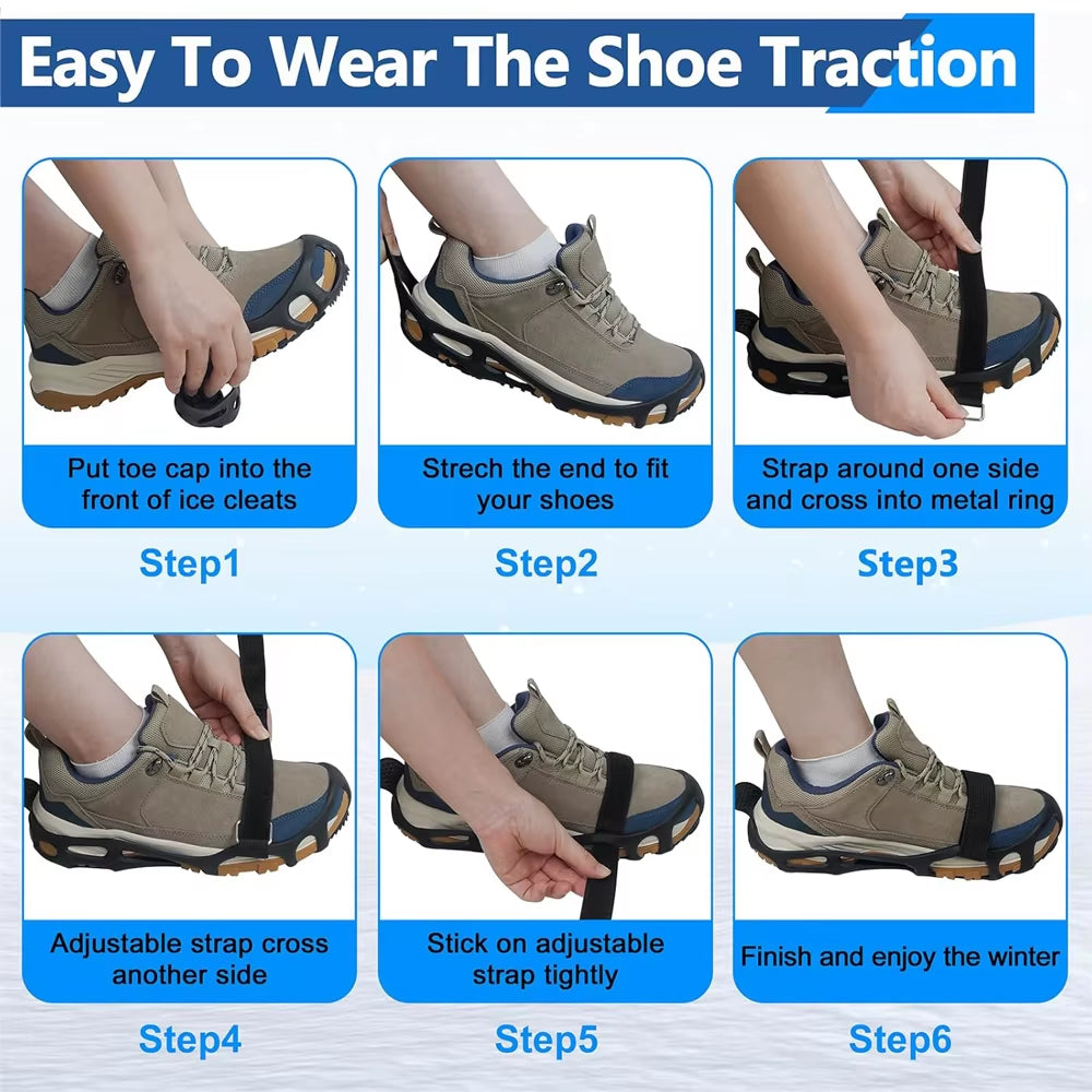 Oilfield Spikeless Traction Overshoes, Anti-Slip Ice Grips – image 5
