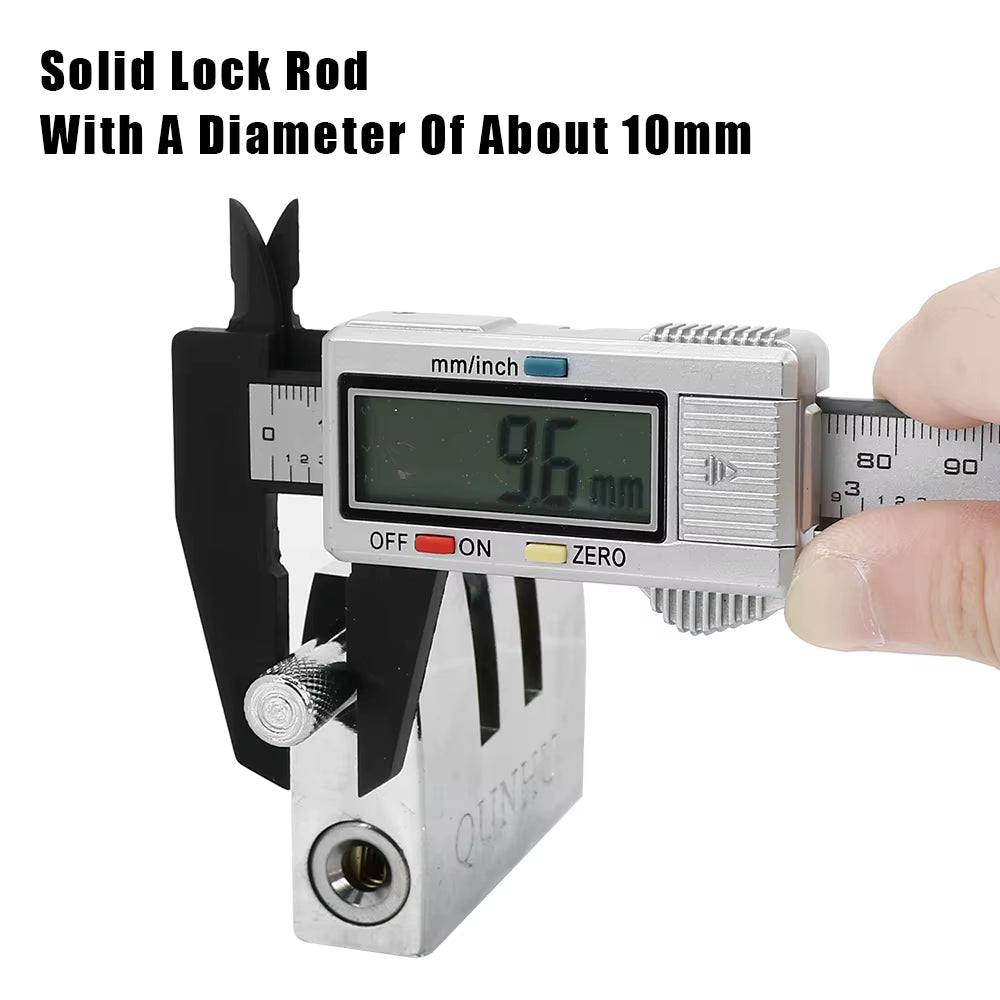 Steel Car Pedal Lock – Clutch & Brake Anti-Theft Lock with 3 Keys – image 6