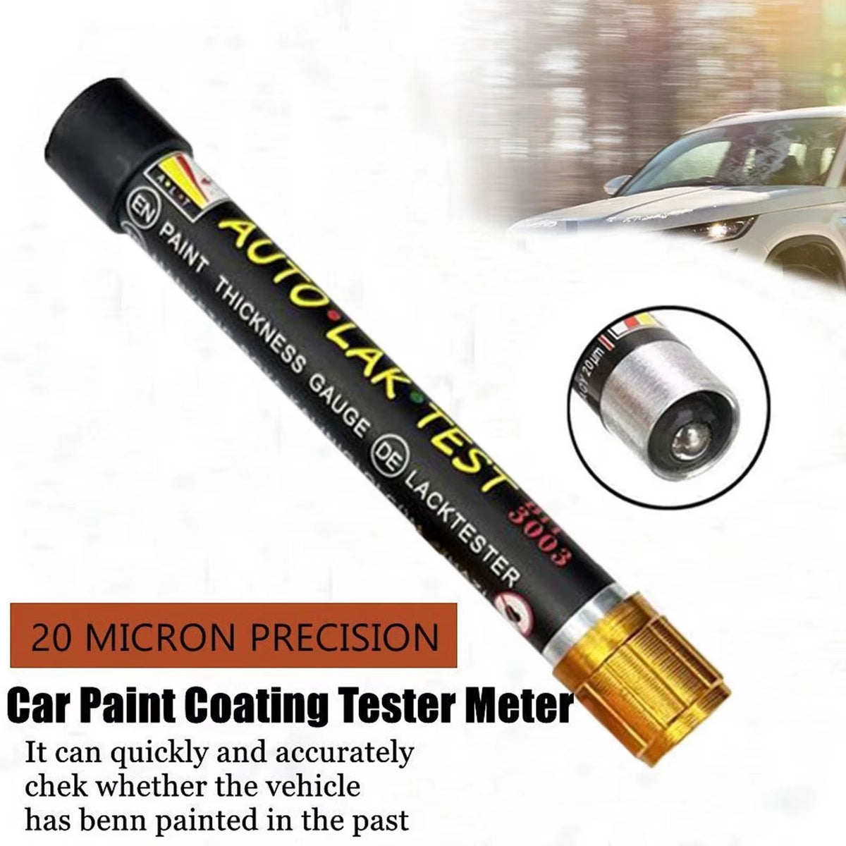 Car Paint Thickness Gauge - Magnetic Paint Depth Tester – image 2