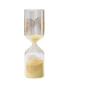 Hourglass Sand Timer, Minimalist Glass Desk Decor 15 or 30 Min