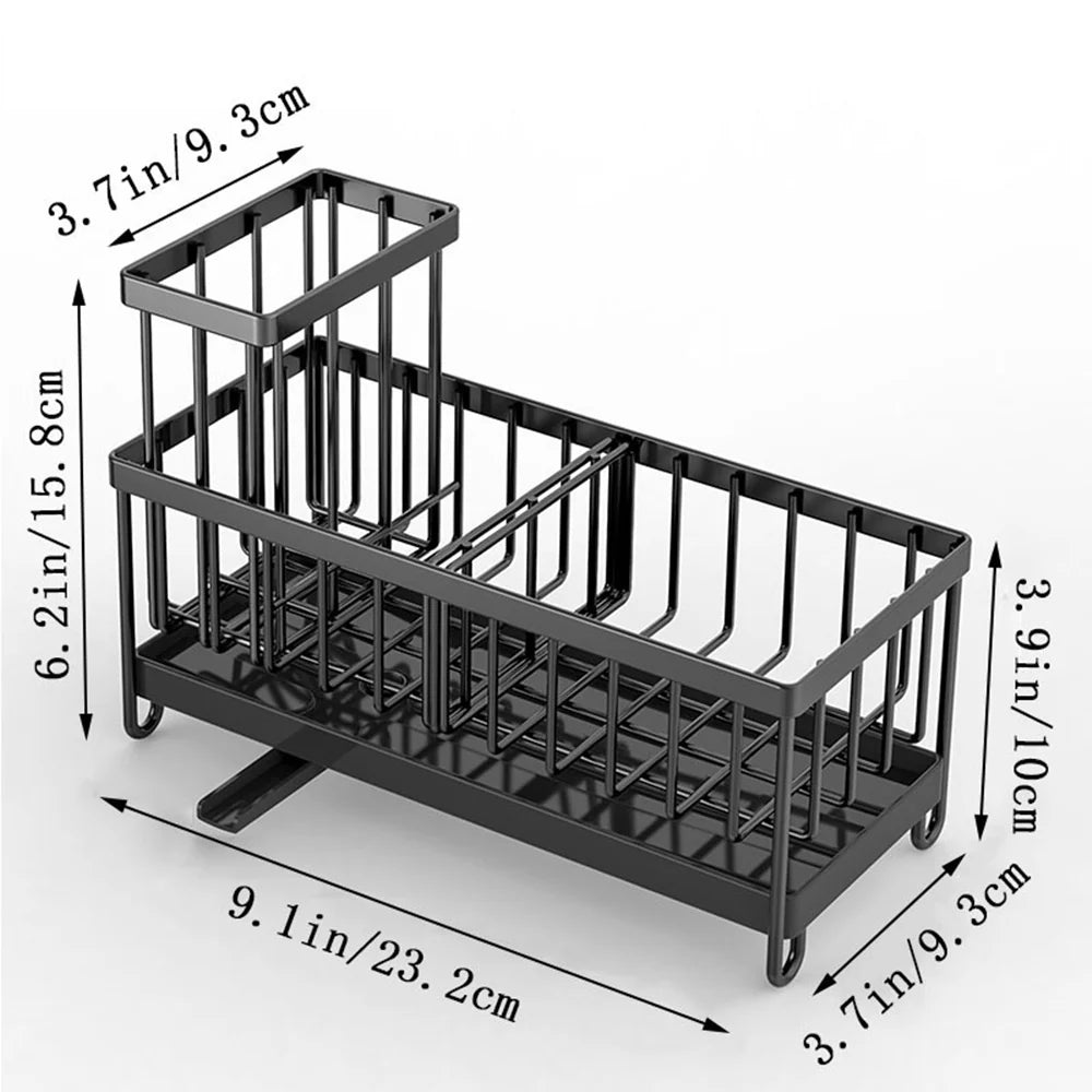 Kitchen Sink Sponge & Soap Drain Rack – image 10
