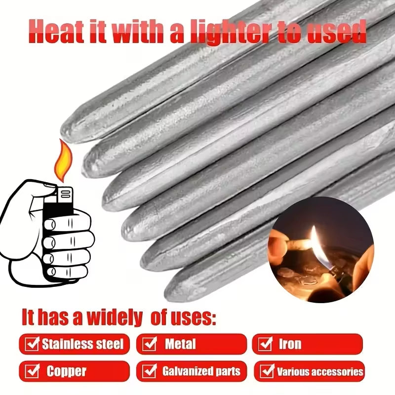 Low Temperature Aluminum Welding Rods 3 Pack - Easy Repair Brazing Rods
